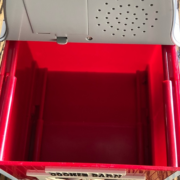 Vintage The Original Red “Barn Cookie Jar” Plays “Green Acres” Theme Song Works - Picture 10 of 16